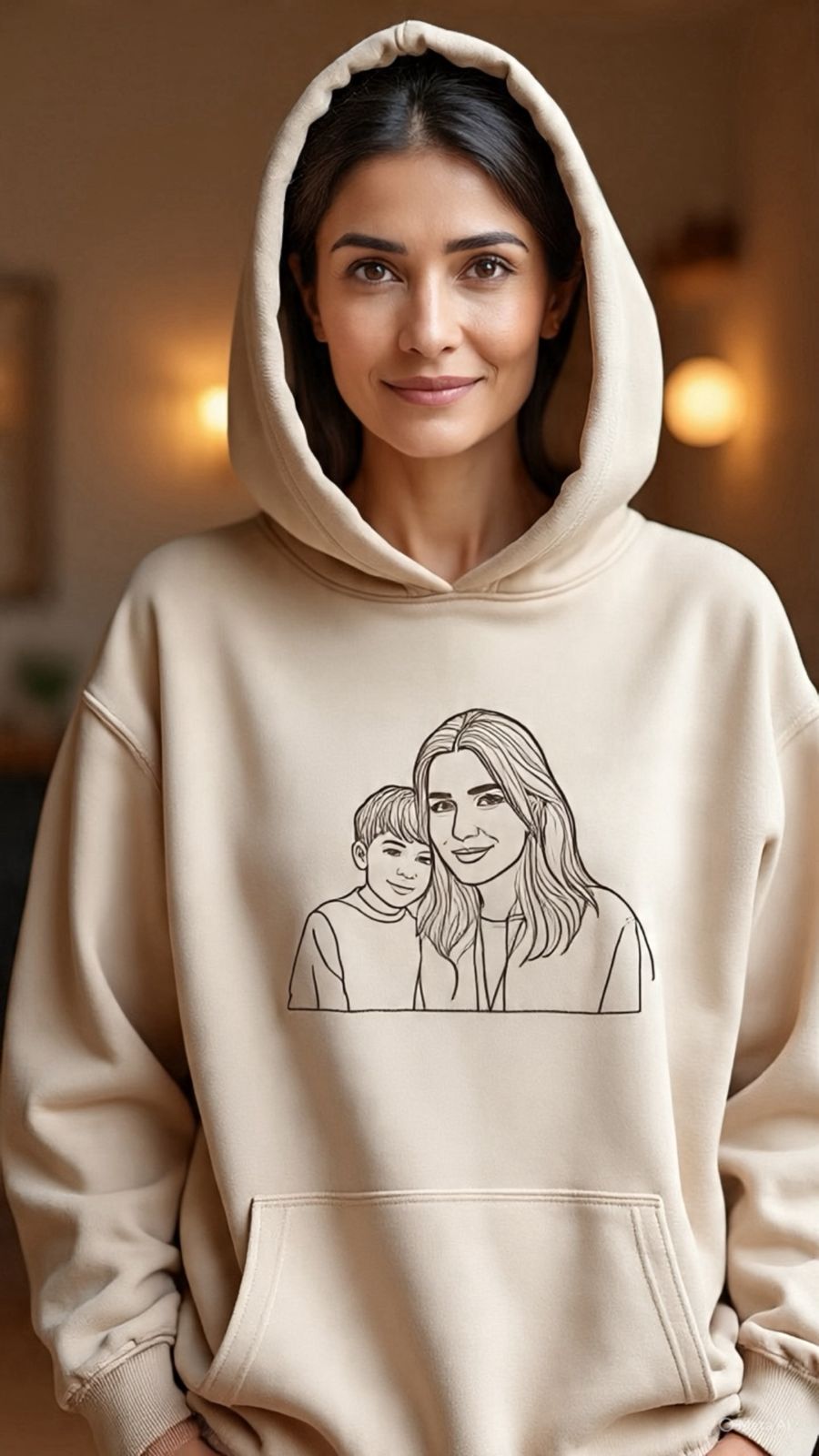 Embrace Hoodie - Beige