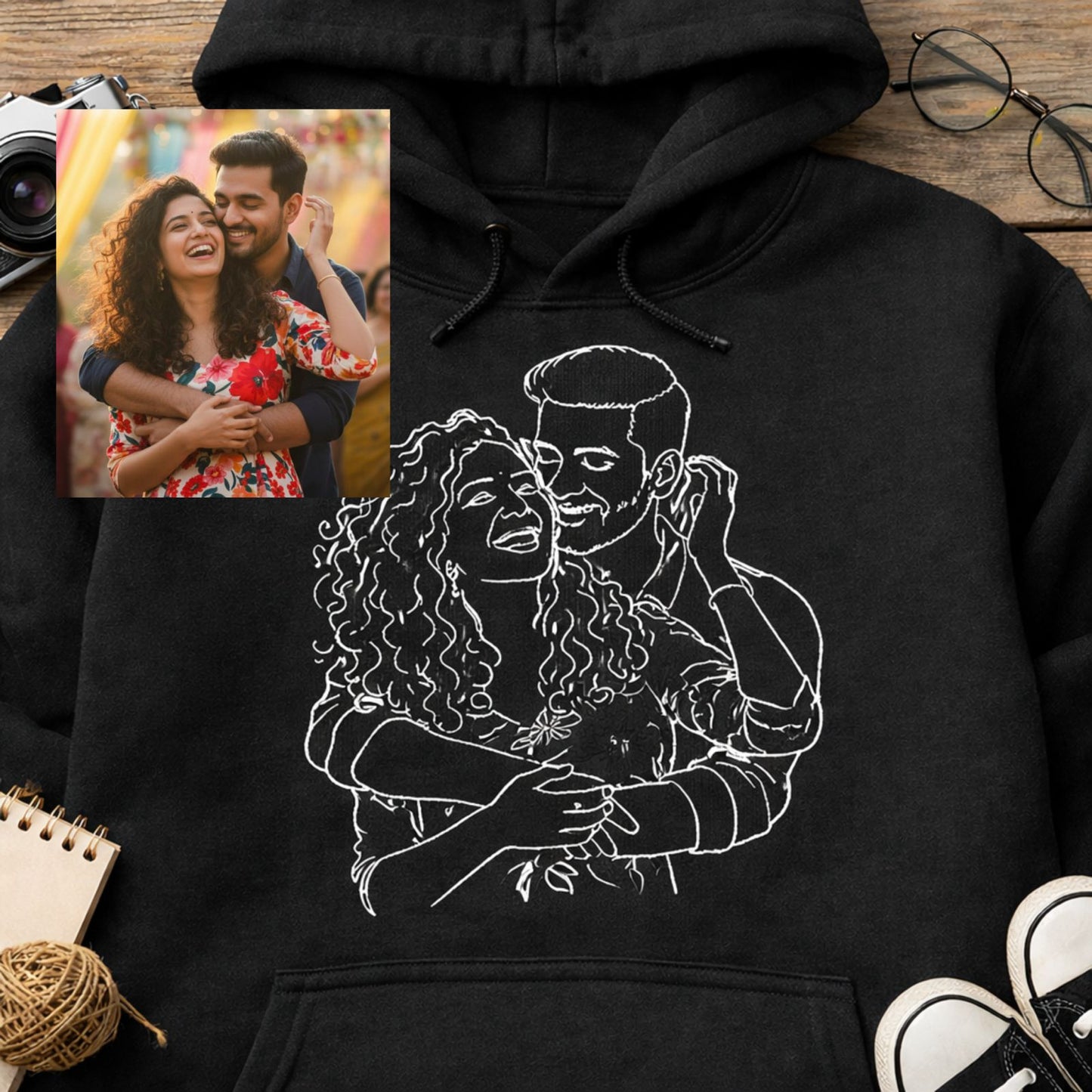 Embrace Hoodie - Black