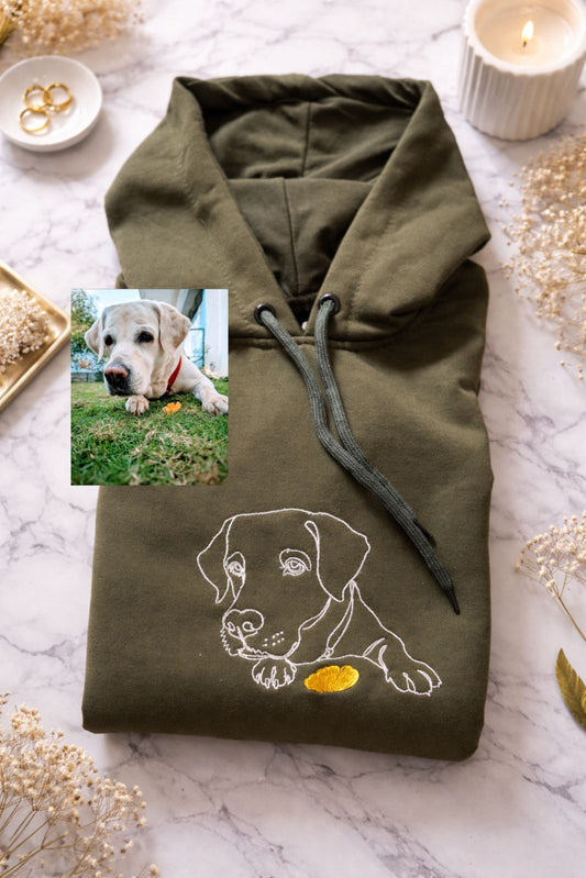 Embrace Hoodie - Olive Green